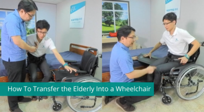How To Transfer the Elderly Into a Wheelchair
