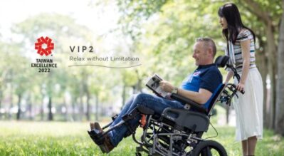 KARMA's Tilt-in-Space and Recline wheelchair, VIP2, won the 30th Taiwan Excellence Award 2022